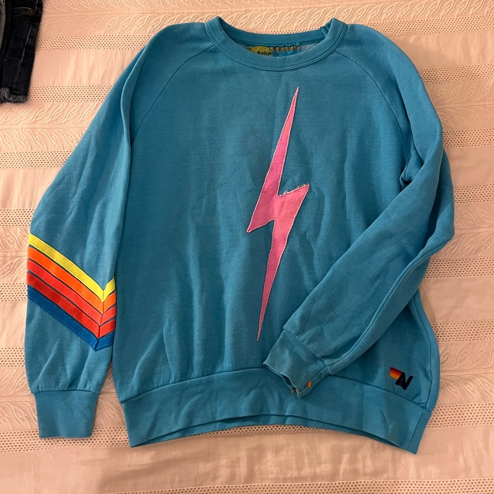 Aviator Nation bolt Crewneck